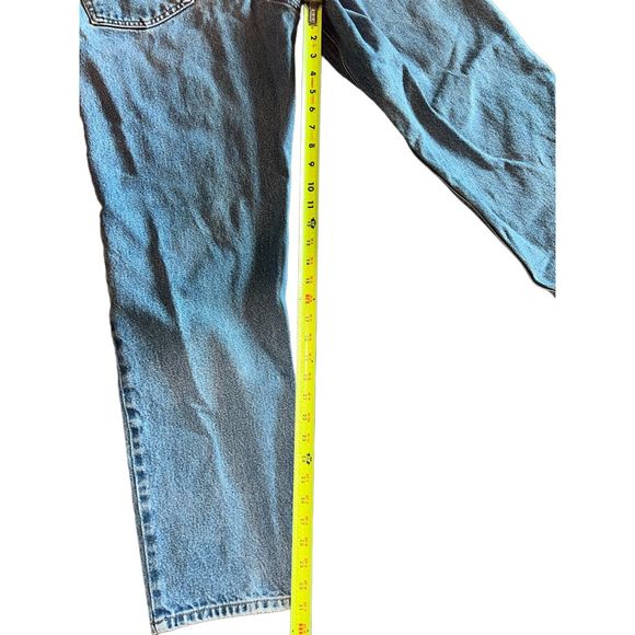 Carhartt Relaxed Fit Cotton Straight Leg Denim Jeans Men’s Size 35X32 - Picture 4 of 5